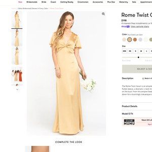 Show Me Your Mumu Rome Twist Gown
